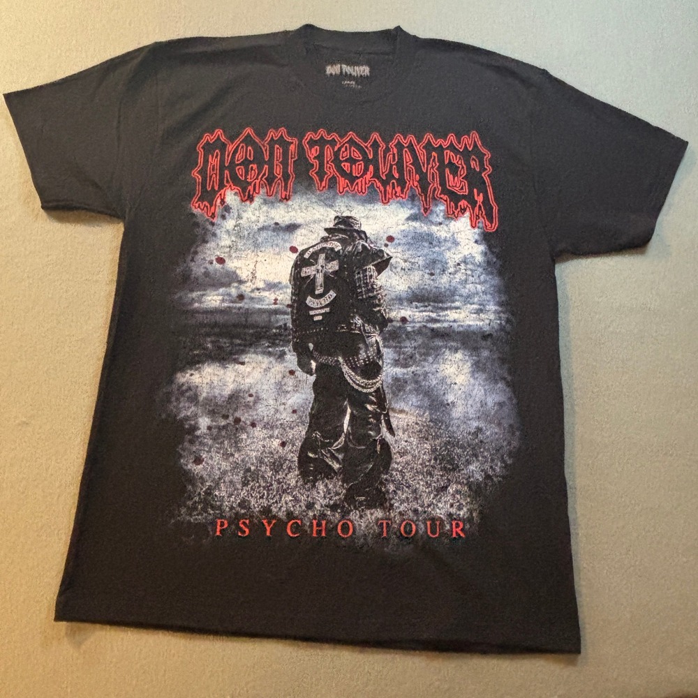 Don Toliver Psycho Tour Graphic T Shirt Mens L Black Rap Hip Hop NWOT